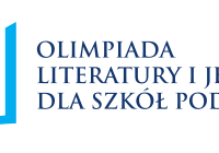 Logo Olimpiady Literatury i Języka Polskiego dla Szkół Podstawowych