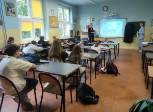 Zajęcia z radcami prawnymi.